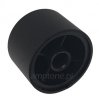 Knob aluminium KN125 black